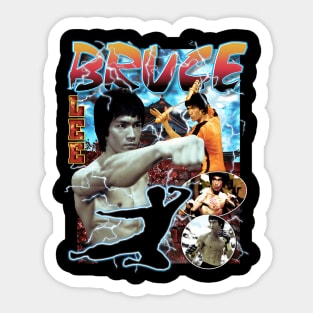 Bruce Movie Jeet Kune Do Be Water Lee Legend Sticker